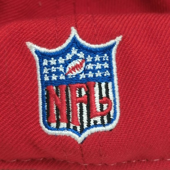 Reebok NFL New England Patriots Gridiron Classic Patriot Fitted Wool Hat Sz 8 - Picture 6 of 10